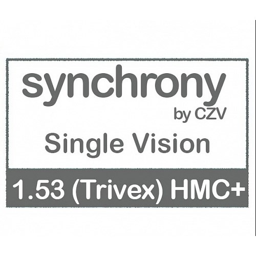 Очковые линзы 1.53 Synchrony Single Vision SPH (Trivex) HMC+ - фото 5289415