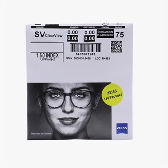Очковые линзы 1.6 Zeiss Single Vision ClearView DuraVision Platinum UV