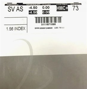 Очковые линзы 1.56 AS Synchrony Single Vision HMC+ - фото 4393530