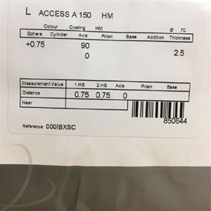 Очковые линзы 1.5 Synchrony Access HMC - фото 4439807