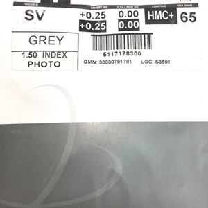 Очковые линзы 1.5 Synchrony Single Vision PhotoFusion HMC+ - фото 5288580