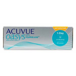 Контактные линзы Acuvue Oasys 1 Day ast. - фото 5442533