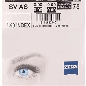 Очковые линзы AS 1.6 ZEISS Single Vision DV DriveSafe UV - фото 5653846