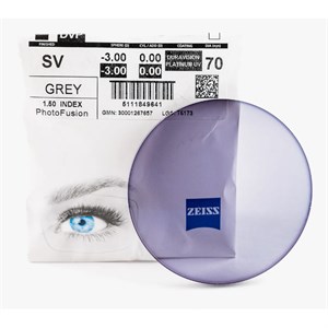 Очковые линзы 1.5 ZEISS Single Vision PhotoFusion DV Platinum UV - фото 6554987